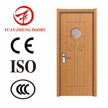 Teak Wood Door Models PVC MDF Door with Good Quality
